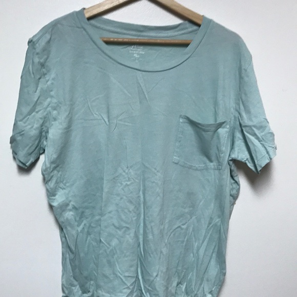 Jcrew garnet dyed tshirts with pocket - Picture 2 of 4